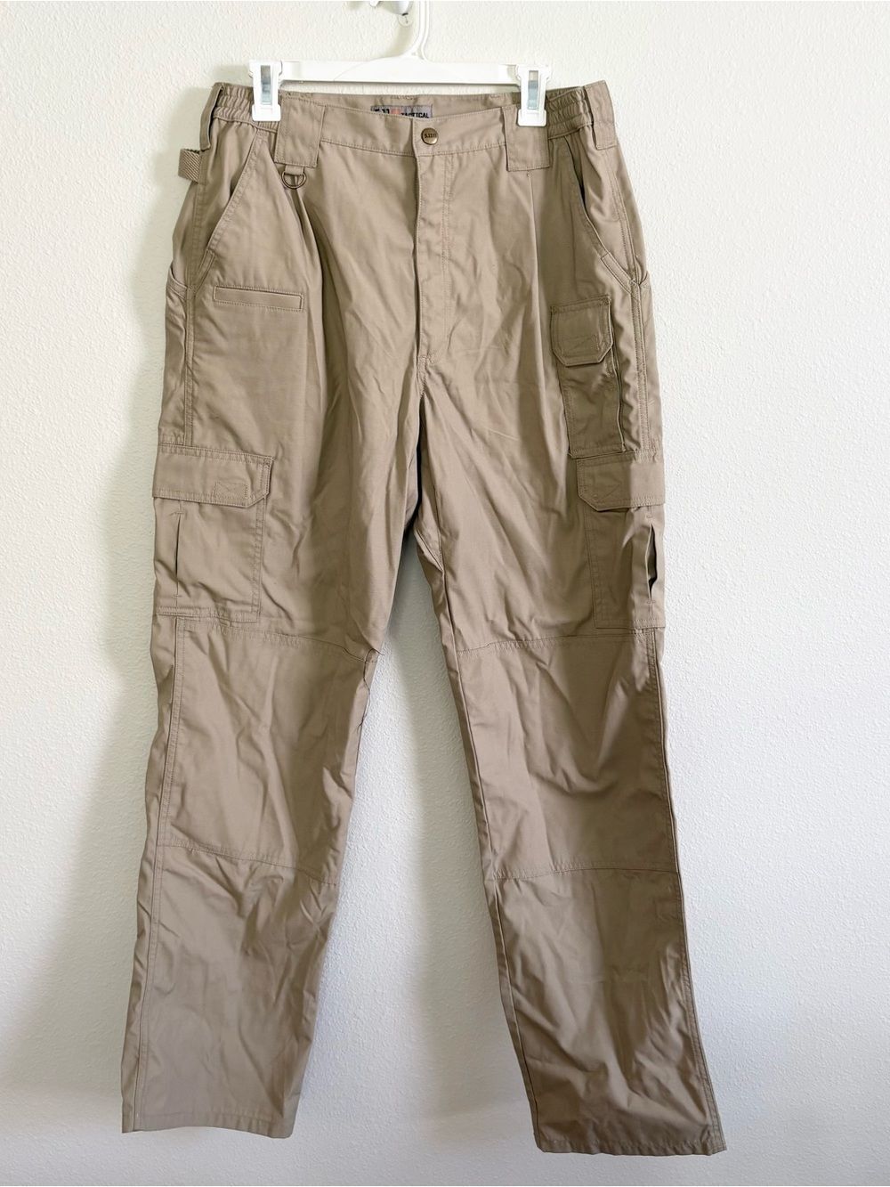 5.11 Tactical Mens Taclite Pro Ripstop Cargo Pants Beige Size 34x34